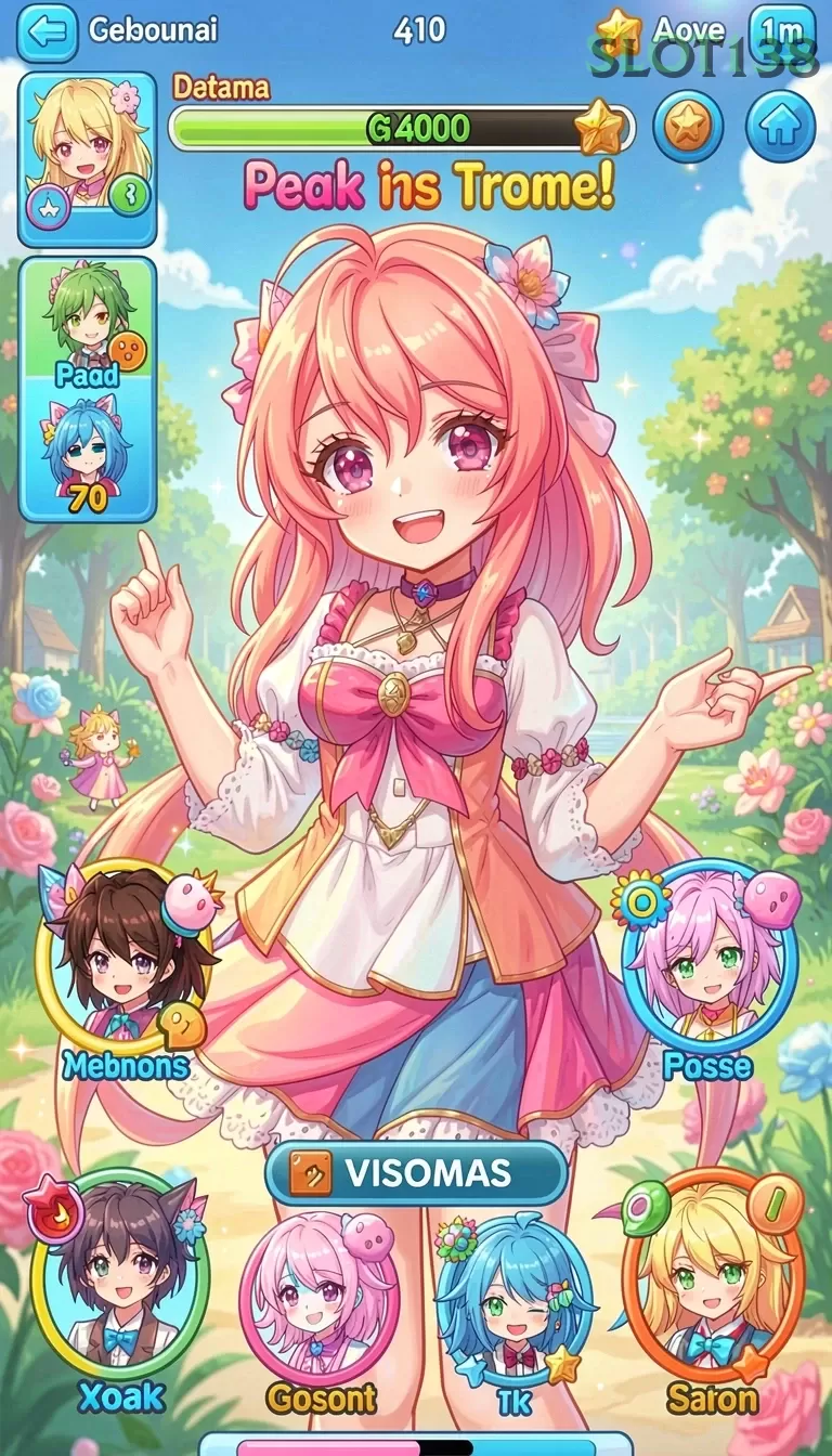 Cuplikan layar PLANET77 — menu navigasi
