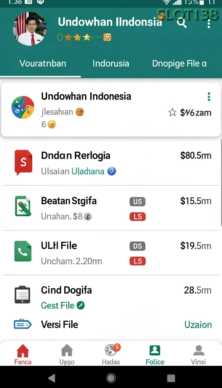 Cuplikan layar SLOTSRI — halaman utama