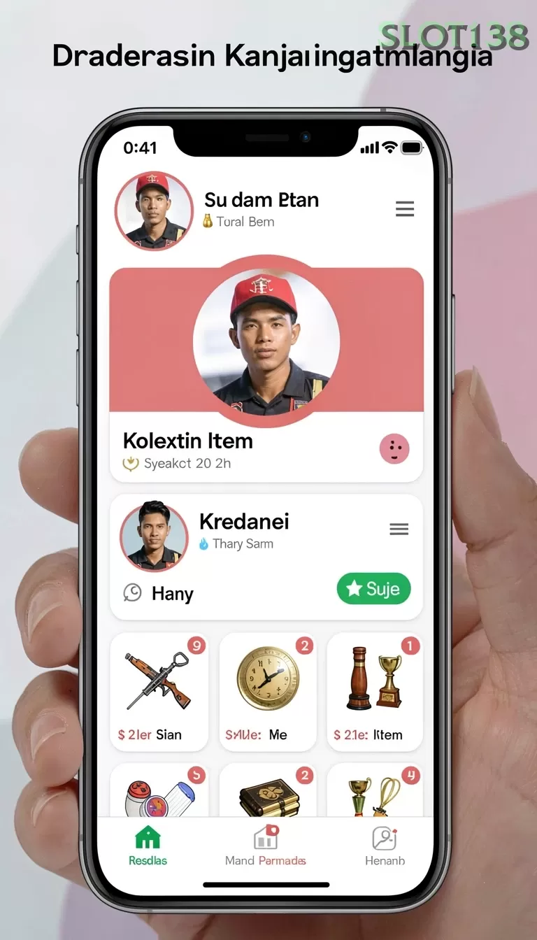 Cuplikan layar HARTASPIN — menu navigasi